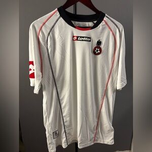 OGC NICE FRANCE 2007 2008 AWAY FOOTBALL SHIRT JERSEY LOTTO SIZE xl
